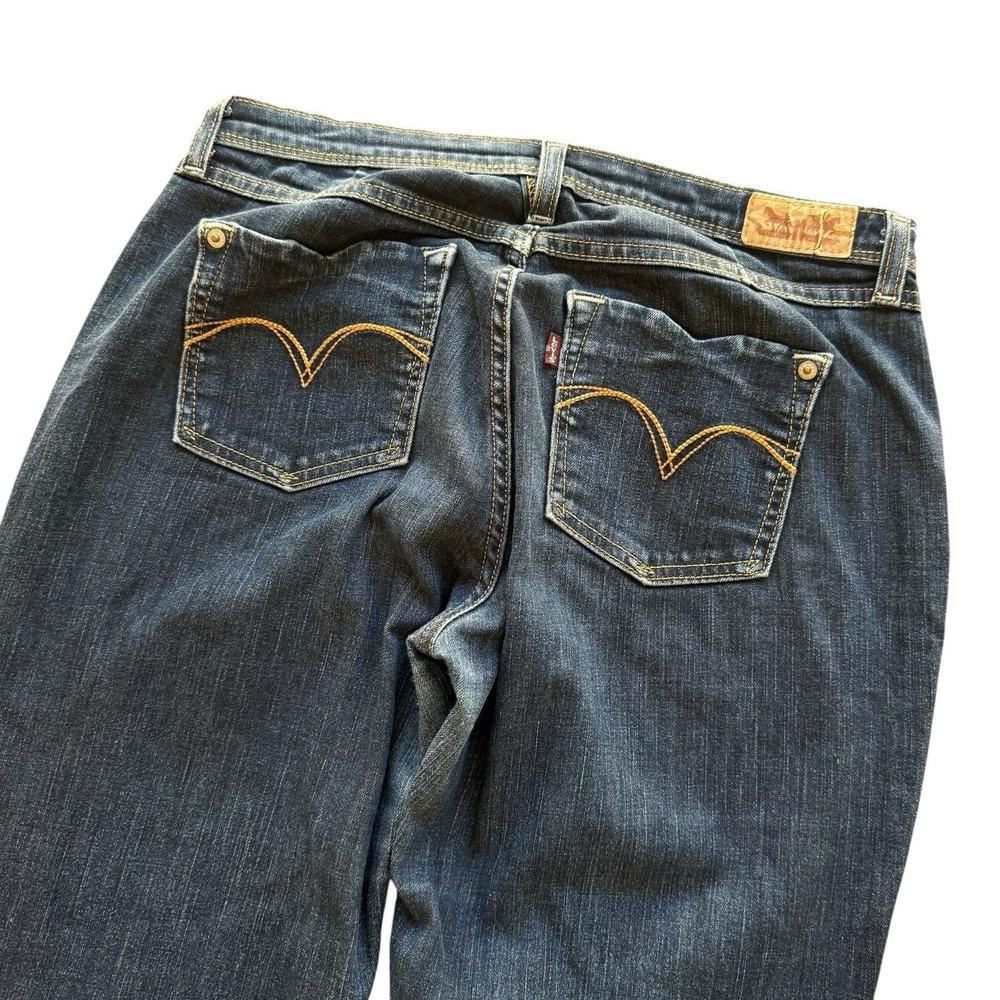 Levi's Women's Legging Dark Wash Skinny Stretch Jeans W29 Medium Wash - Picture 6 of 7